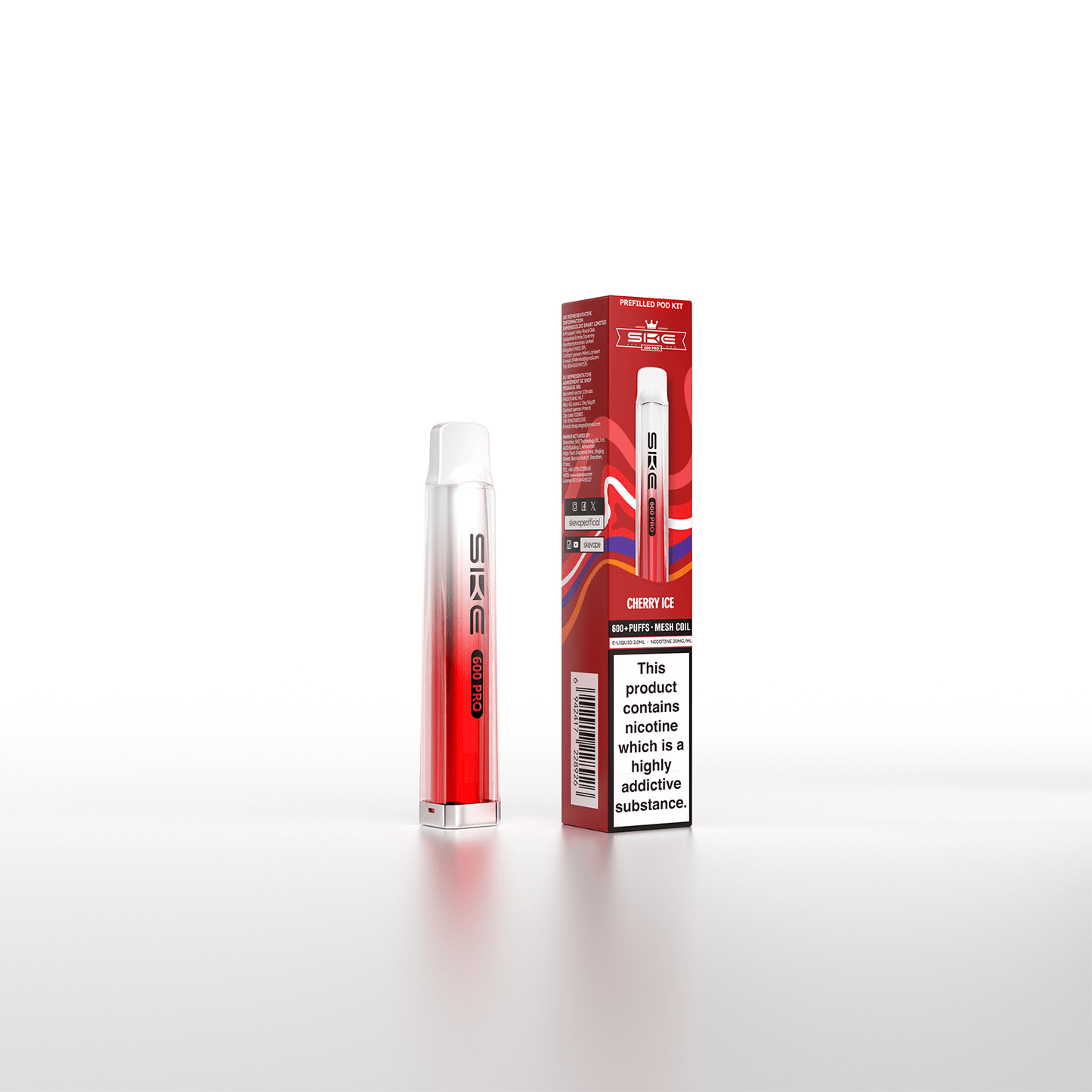 SKE Crystal Pro Kit Cherry Ice - 10 Pack