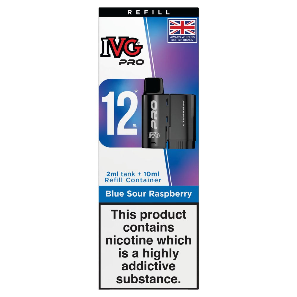 IVG PRO REFILL BLUEBERRY SOUR RASPBERRY 5 PACK