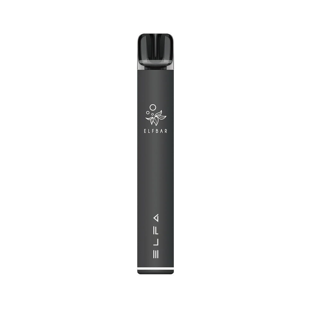 Rechargeable Elf Bar Pro pens. 10 Black pens filled with Blue Razz Lemonade. 10 pack.