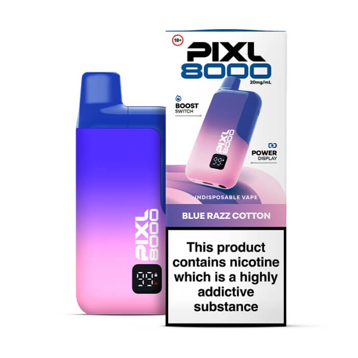 PIXL 8000 Prefilled Pod Kit - Blue Razz Cotton