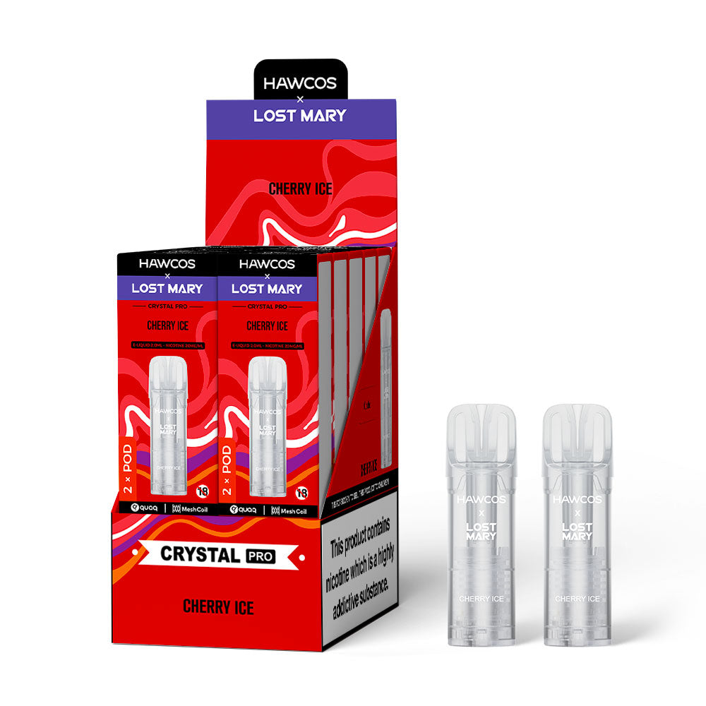 Crystal Pro pods Cherry Ice 10 x 2 pack
