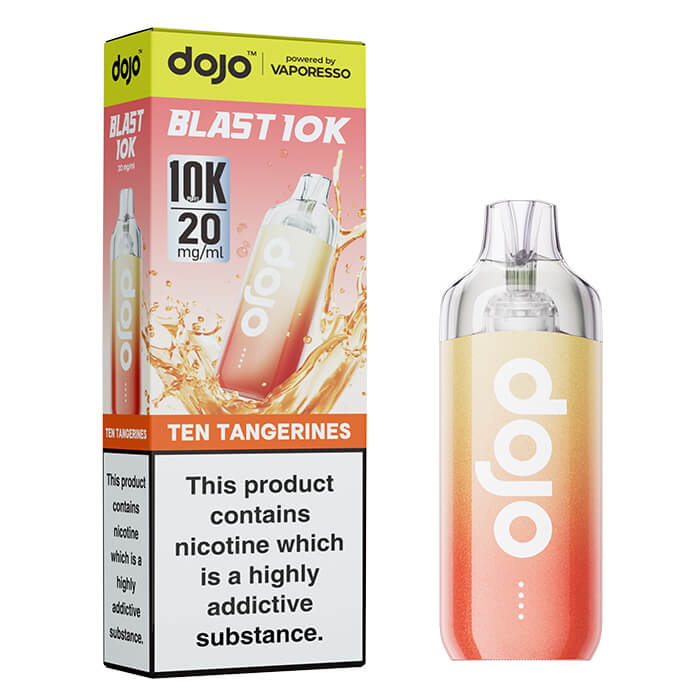 Vaporesso Dojo Blast 10k Pre-filled pod kit - Ten Tangerines - 5 pack