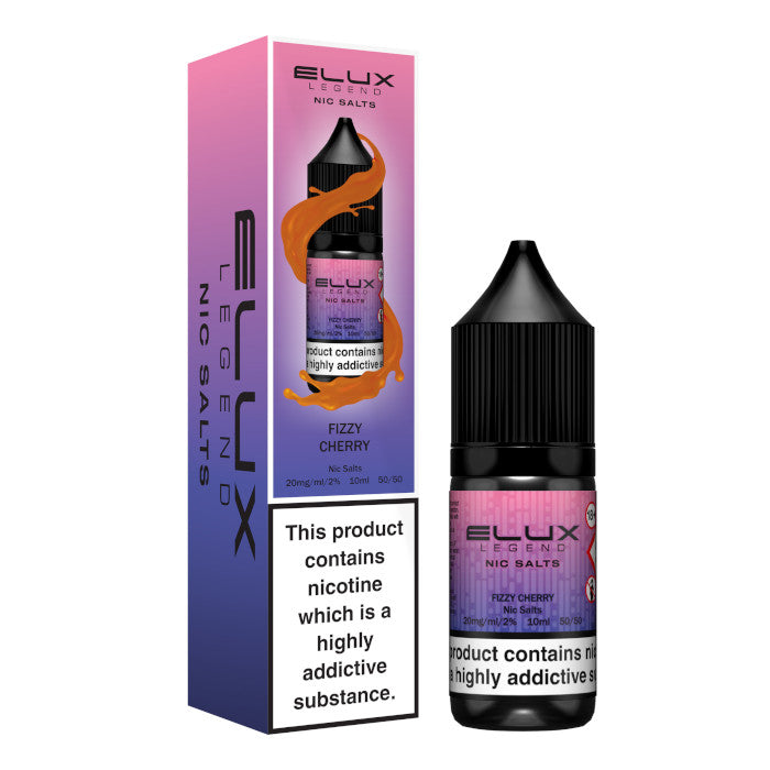 Elux Nic Salts 20mg - Fizzy Cherry - 10 Pack