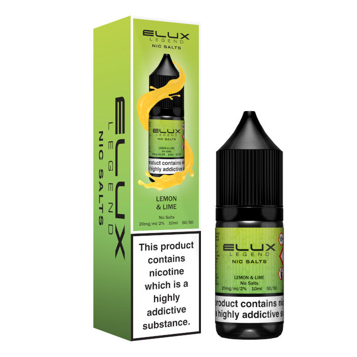 Elux Nic Salts 20mg - Lemon Lime - 10 Pack