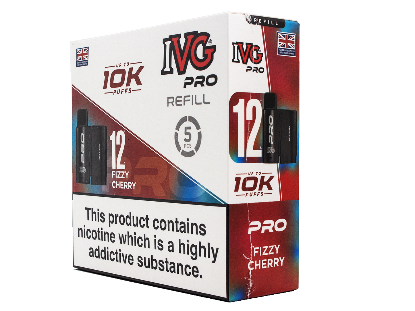 IVG PRO REFILL fizzy cherry - 5 PACK