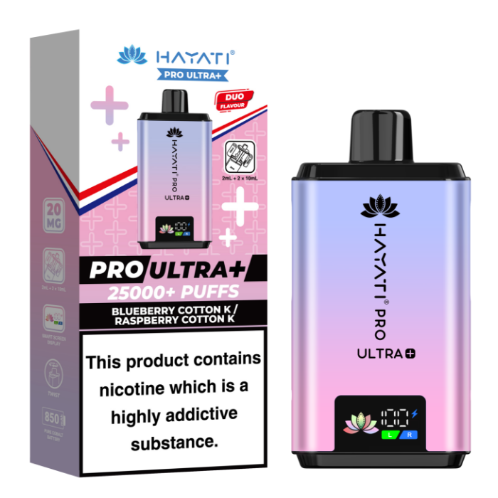 Hayati Pro Ultra 25k Kit Blueberry Cotton K / Raspberry Cotton K (Sweet)