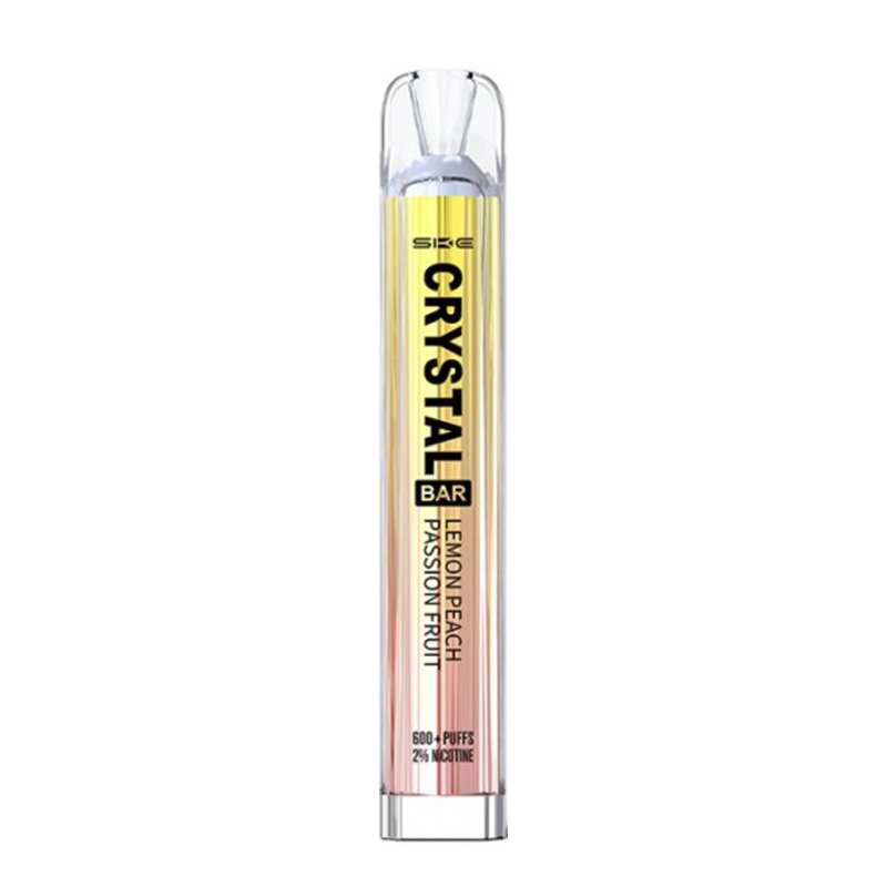 Crystal Vape Lemon Peach Passion Fruit flavour