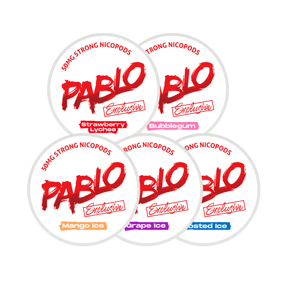 PABLO NICOTINE POUCHES 50MG - GRAPE - 10 PACK