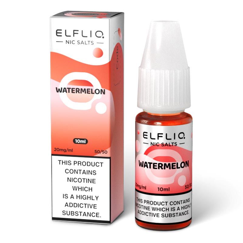Elf Bar Elfliq Nic Salts / WATERMELON 10 PACK - 10ml / 20mg