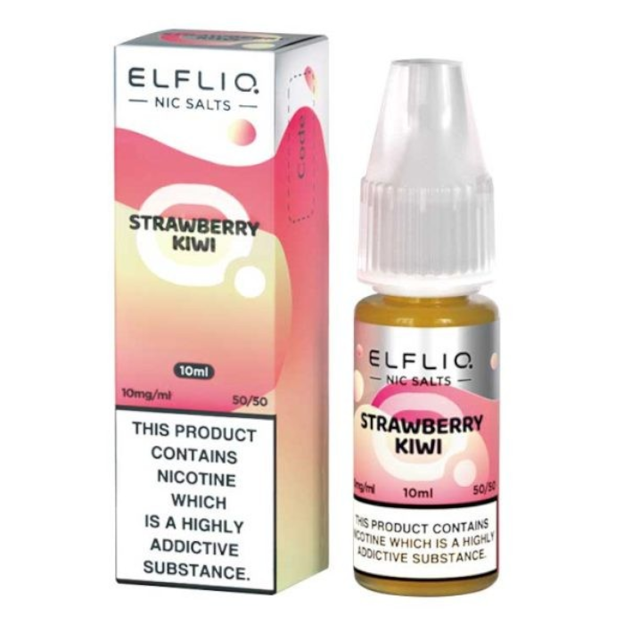 Elf Bar Elfliq Nic Salts / STRAWBERRY KIWI 10 PACK - 10ml / 20mg