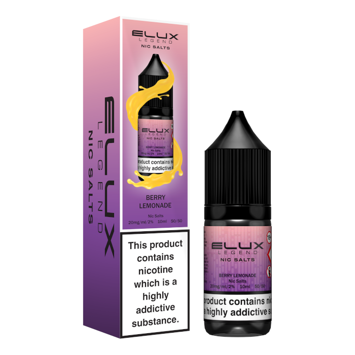 Elux Nic Salts 20mg - Berry Lemonade - 10 Pack