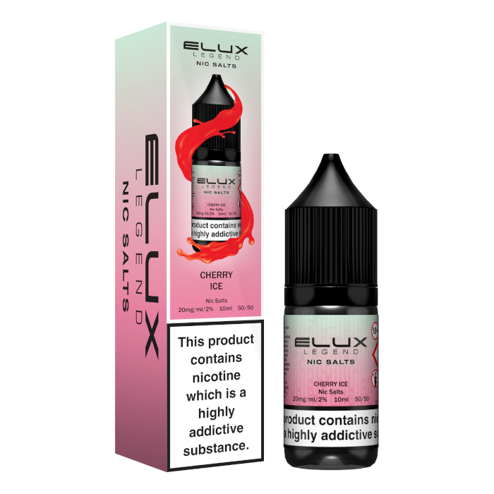 Elux Nic Salts 20mg - Cherry Ice - 10 Pack