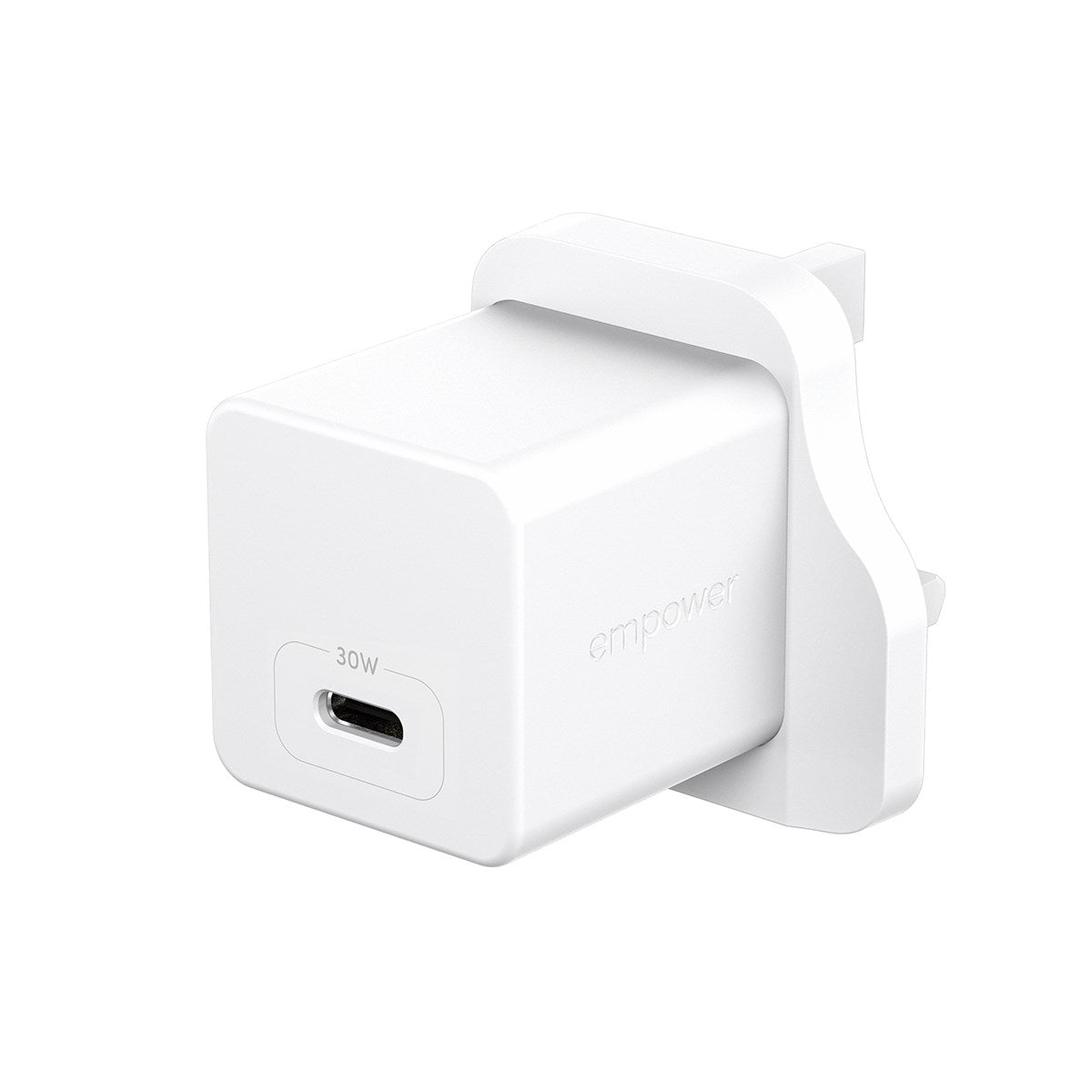 PanzerGlass Empower by PanzerGlass Turbo 30W Plug Single USB-C - UK Plug - White - RRP 19.99