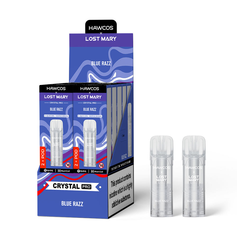 LOST MARY x HAWCOS Crystal Pro pre filled pods