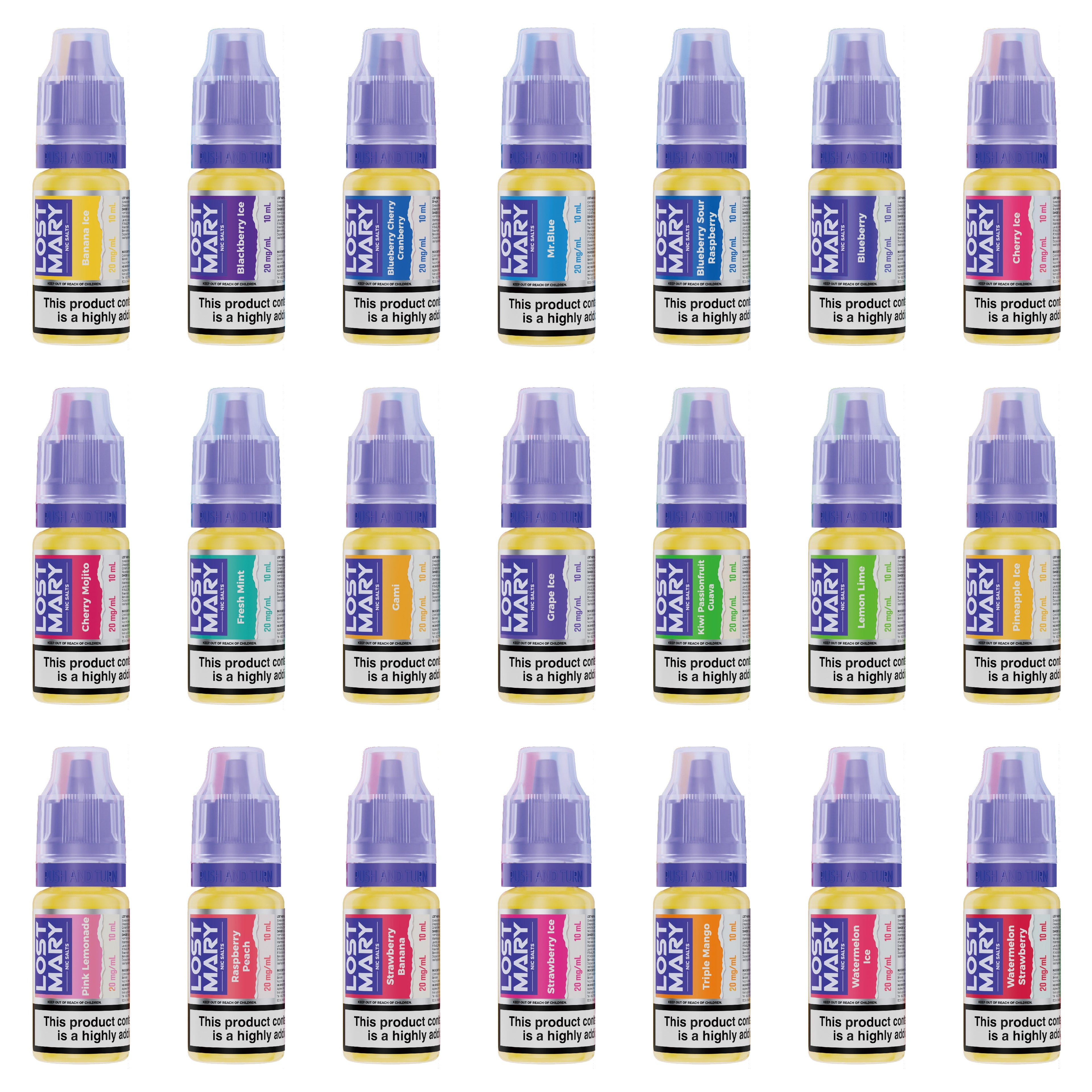 LOST MARY NIC SALT LIQUID 20MG 10 PACK