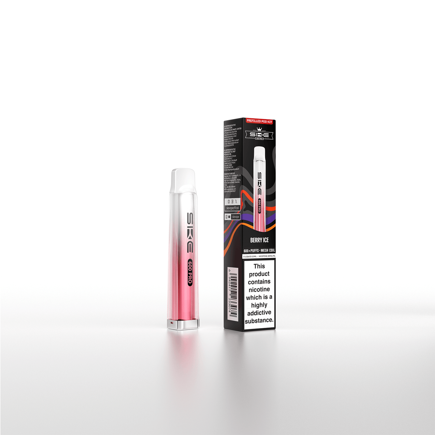 SKE Crystal Pro Kit-Berry ice - 10 Pack