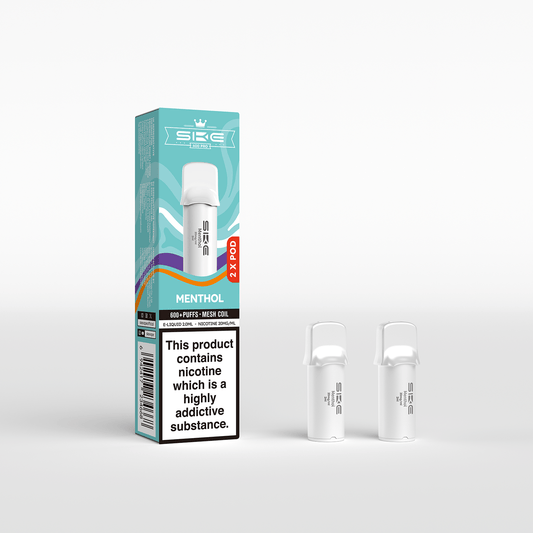 SKE Crystal Pro Pods- MENTHOL - 10 PACKS OF 2 PODS