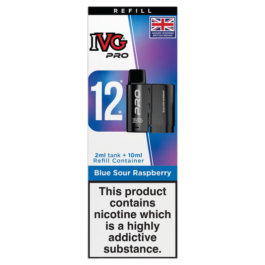 IVG PRO REFILL BLUEBERRY SOUR RASPBERRY 5 PACK