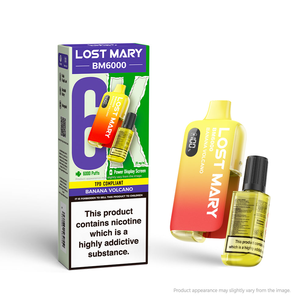 LOSTMARY 6K - BM6000 Banana Volcano - 5PK