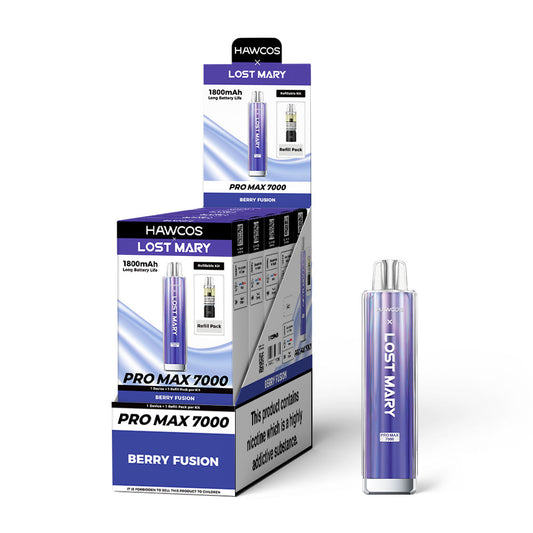 Lost Mary Berry Fusion - Promax 7000 Puff - 5 pack