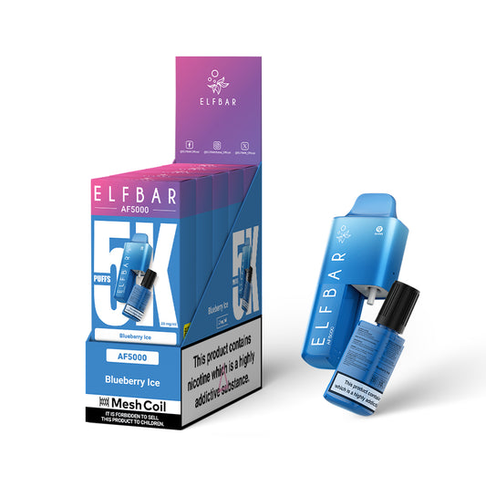 ELF Bar 5000 Puff - Blueberry Ice - 5 pack