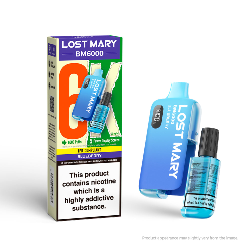 LOSTMARY 6K - BM6000 Blueberry - 5 Pack