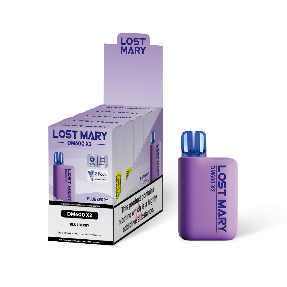 Lost Mary DM600 - Blueberry 1200 puff - 5 pack