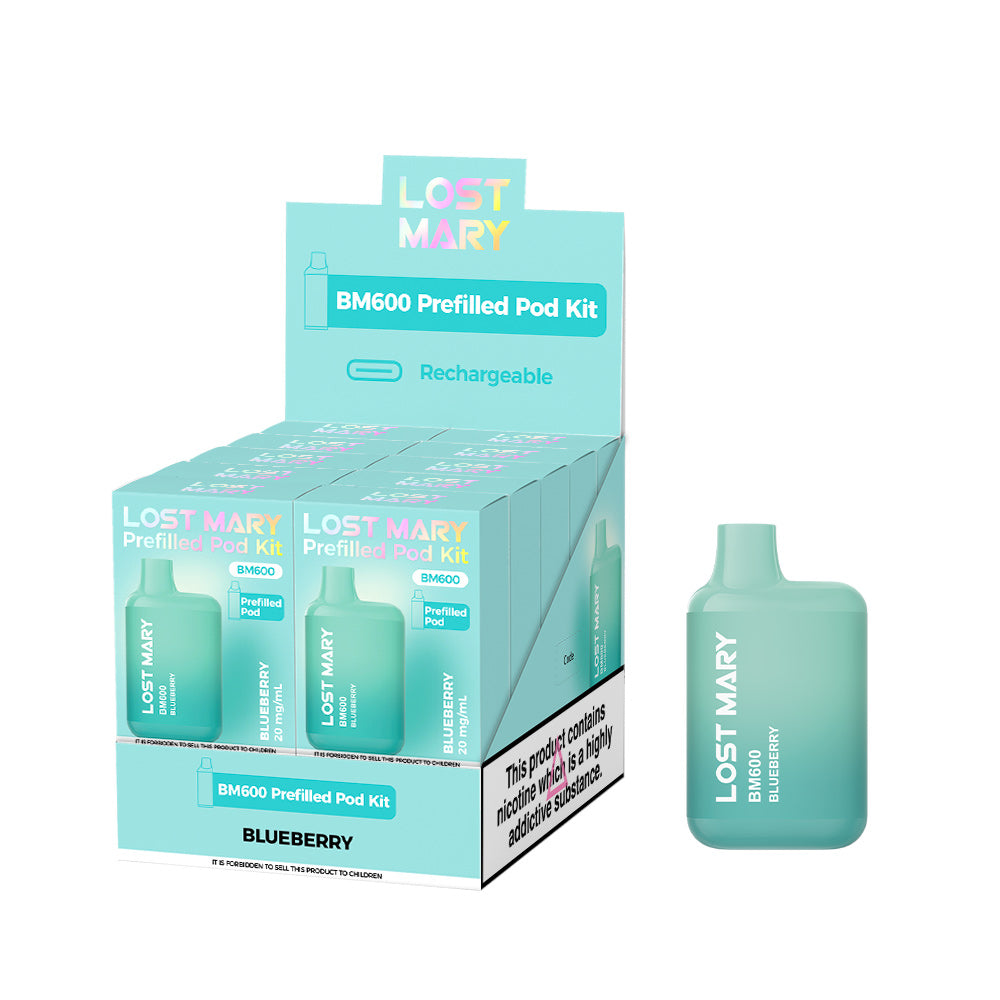 Lost Mary BM600 Blueberry Prefilled Pod Kit - 20mg