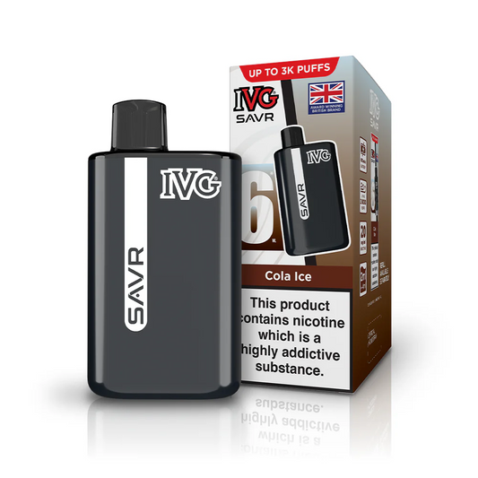 IVG SAVR Prefilled Pod Vape Kit - Cola Ice - 5 pack