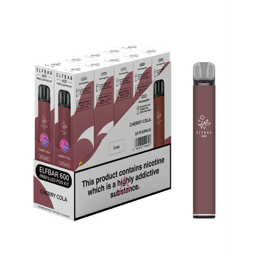 Elf Bar 600 Cherry Cola - Pre Filled Pod vape kit