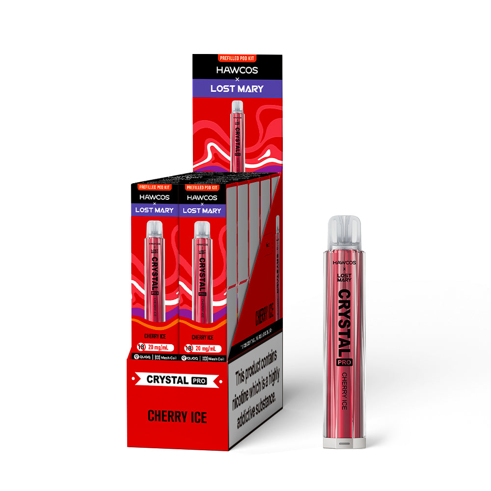 Crystal Pro Cherry Ice 600 - 10 PACK
