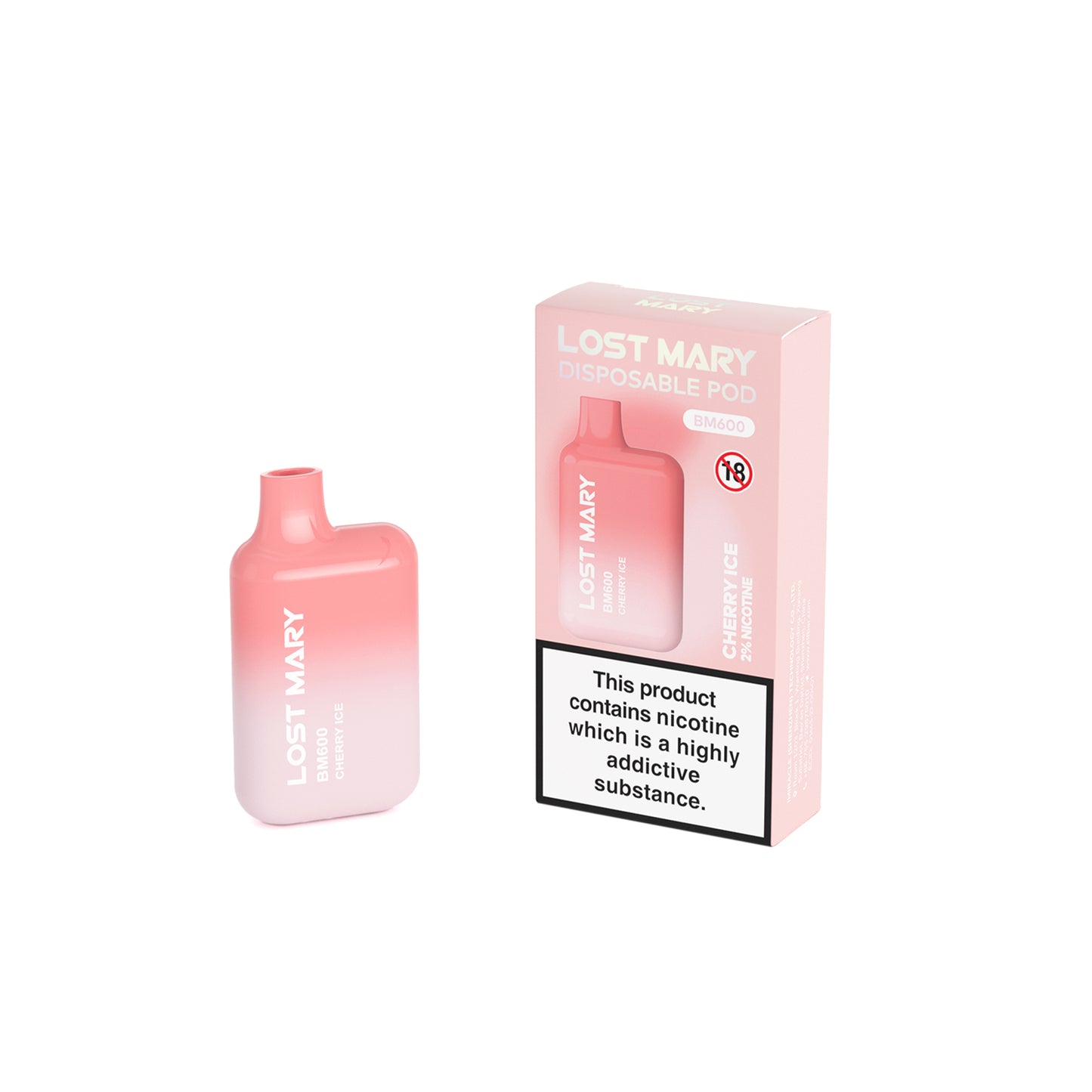 Lost Mary BM600 Cherry Ice Flavour