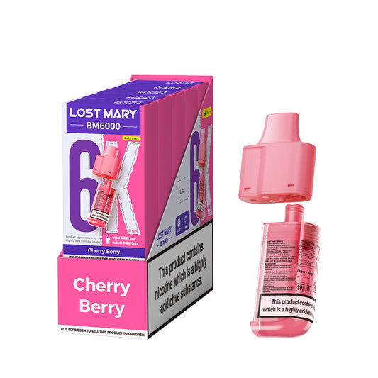 Lost Mary BM6000 Refills - Cherry Berry - 5 Pack