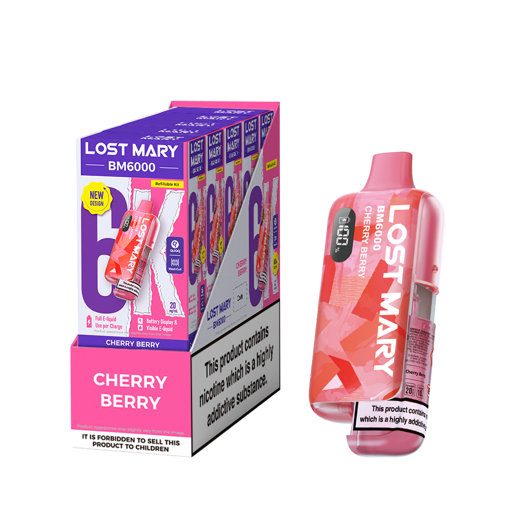 LOSTMARY 6K - BM6000 Kit Cherry Berry - 5PK
