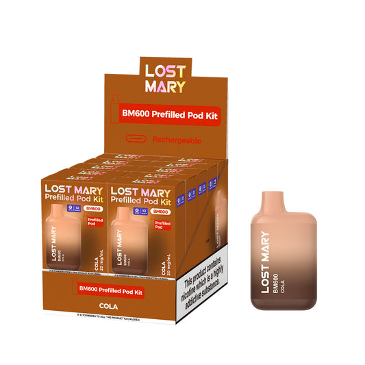 Lost Mary BM600 Cola Prefilled Pod Kit - 20mg