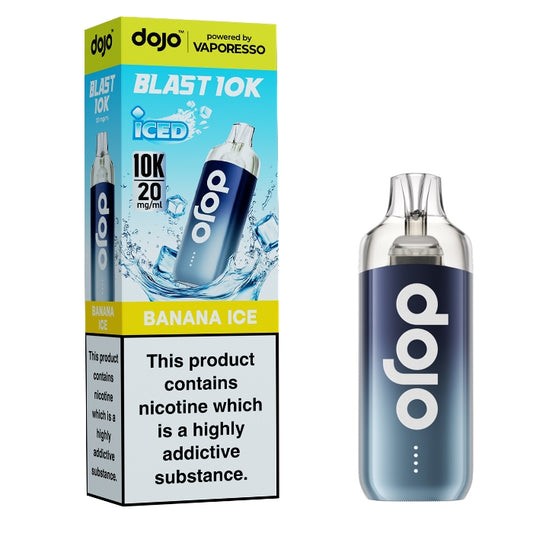 Vaporesso Dojo Blast 10k Pre-filled pod kit - Banana Ice - 5 pack