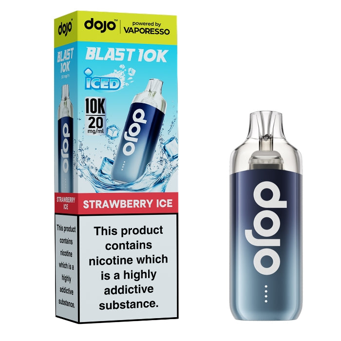 Vaporesso Dojo Blast 10k Pre-filled pod kit -  Strawberry Ice - 5 pack