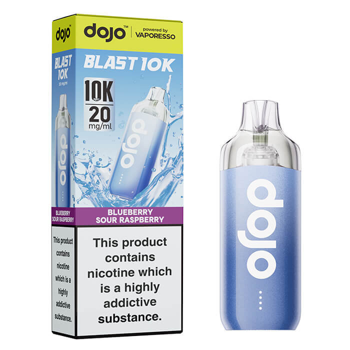 Vaporesso Dojo Blast 10k Pre-filled pod kit - Blueberry Sour Raspberry - 5 pack