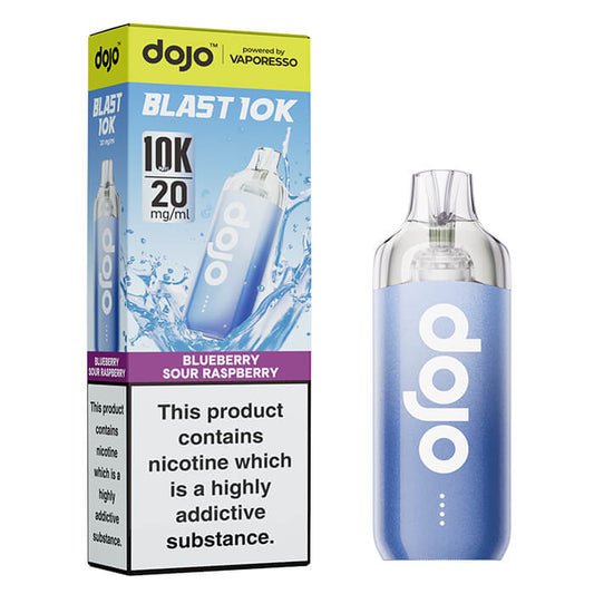 Vaporesso Dojo Blast 10k Pre-filled pod kit - Blueberry Sour Raspberry - 5 pack
