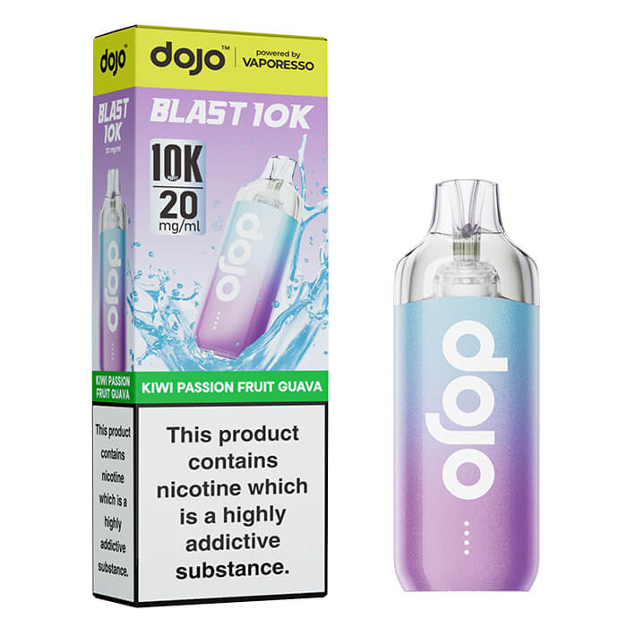 Vaporesso Dojo Blast 10k Pre-filled pod kit - Kiwi Passionfruit Guava - 5 pack