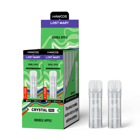 Crystal Pro pods Double Apple  - 10 x 2 pack