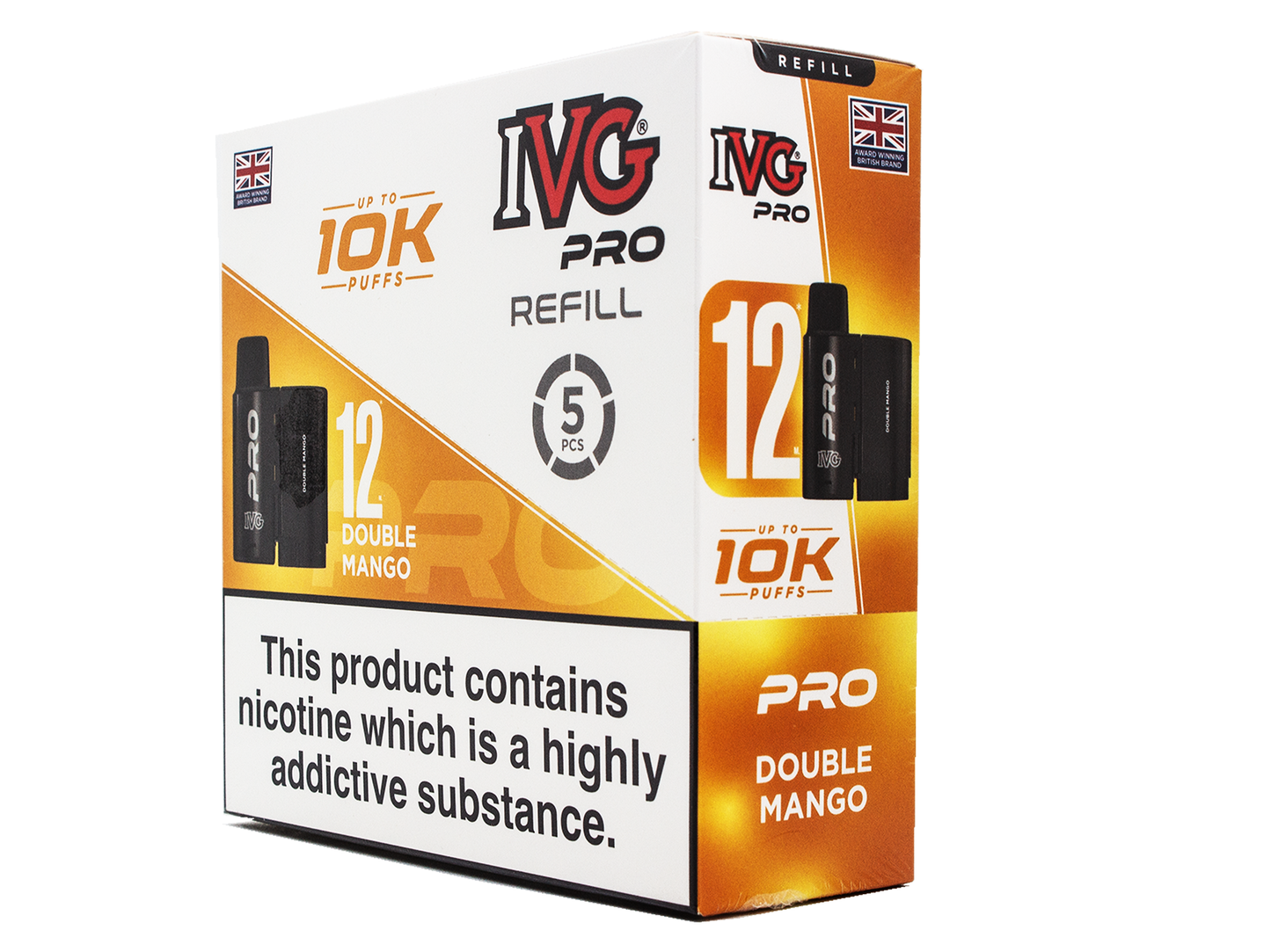 IVG PRO REFILL DOUBLE MANGO 5 PACK