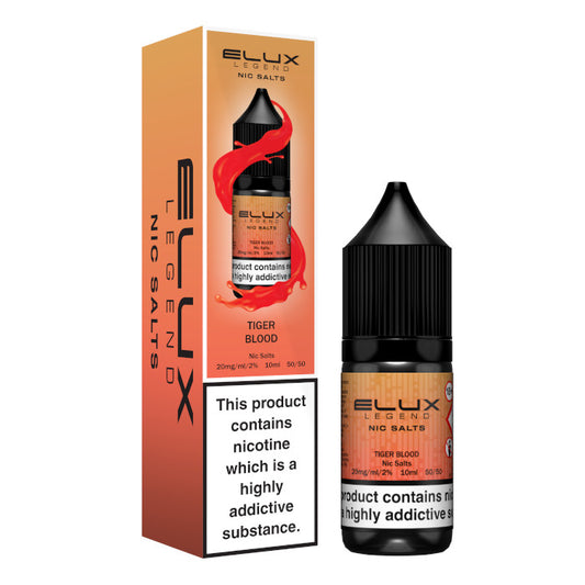 Elux Nic Salts 20mg - Tiger Blood - 10 Pack