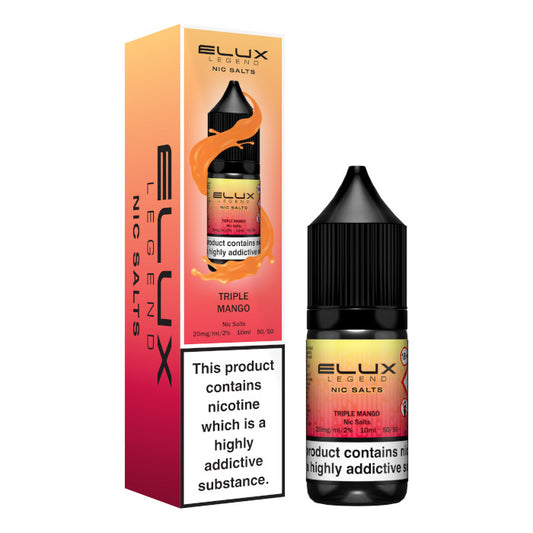 Elux Nic Salts 20mg - Triple Mango - 10 Pack
