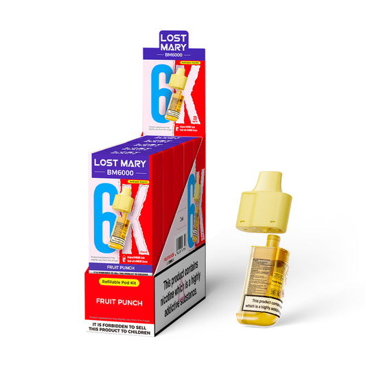 LOSTMARY 6K - BM6000 Fruit Punch - 5PK