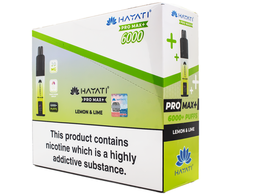 Hayati Pro max 6k Pod kit- Lemon Lime - 5 PACK