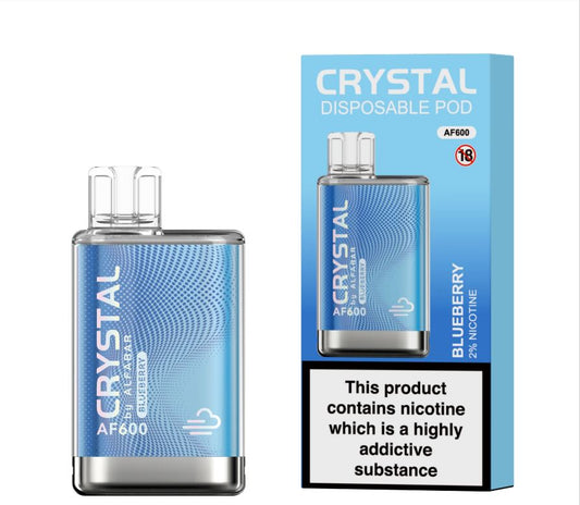 Disposable vape Alfabar Crystal Blueberry flavour