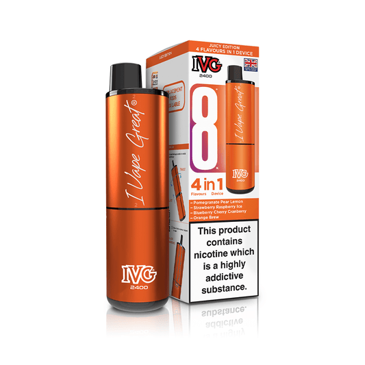 IVG 4 IN 1 - UP TO 2400 PUFFS - JUICY EDITION - 5 PACK