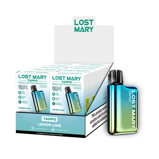 LOST MARY TAPPO LEMON + LIME 10 PACK