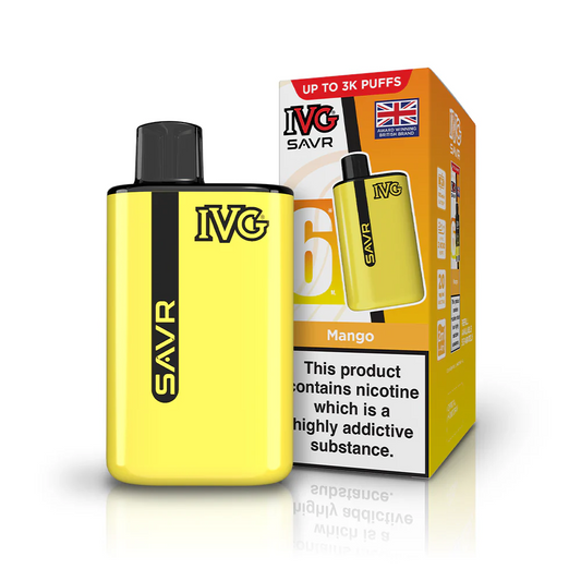 IVG SAVR Prefilled Pod Vape Kit - Mango 5 pack